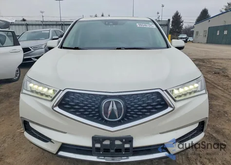 2018 Acura Mdx Technology z USA, uszkodzony, nr VIN 5J8YD4H52JL011503